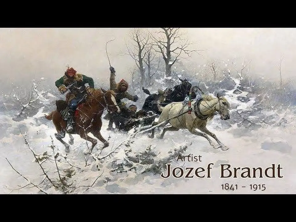 波蘭畫家 Jozef Brandt (1841 - 1915)