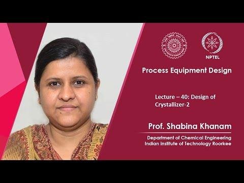 Lecture 40 : Design of Crystallizer-2