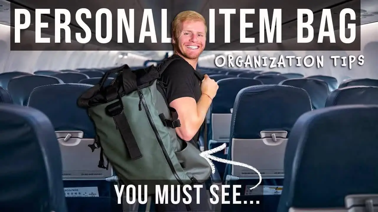 How to Pack Your Personal Item⎜Organization TIPS for your Flight!