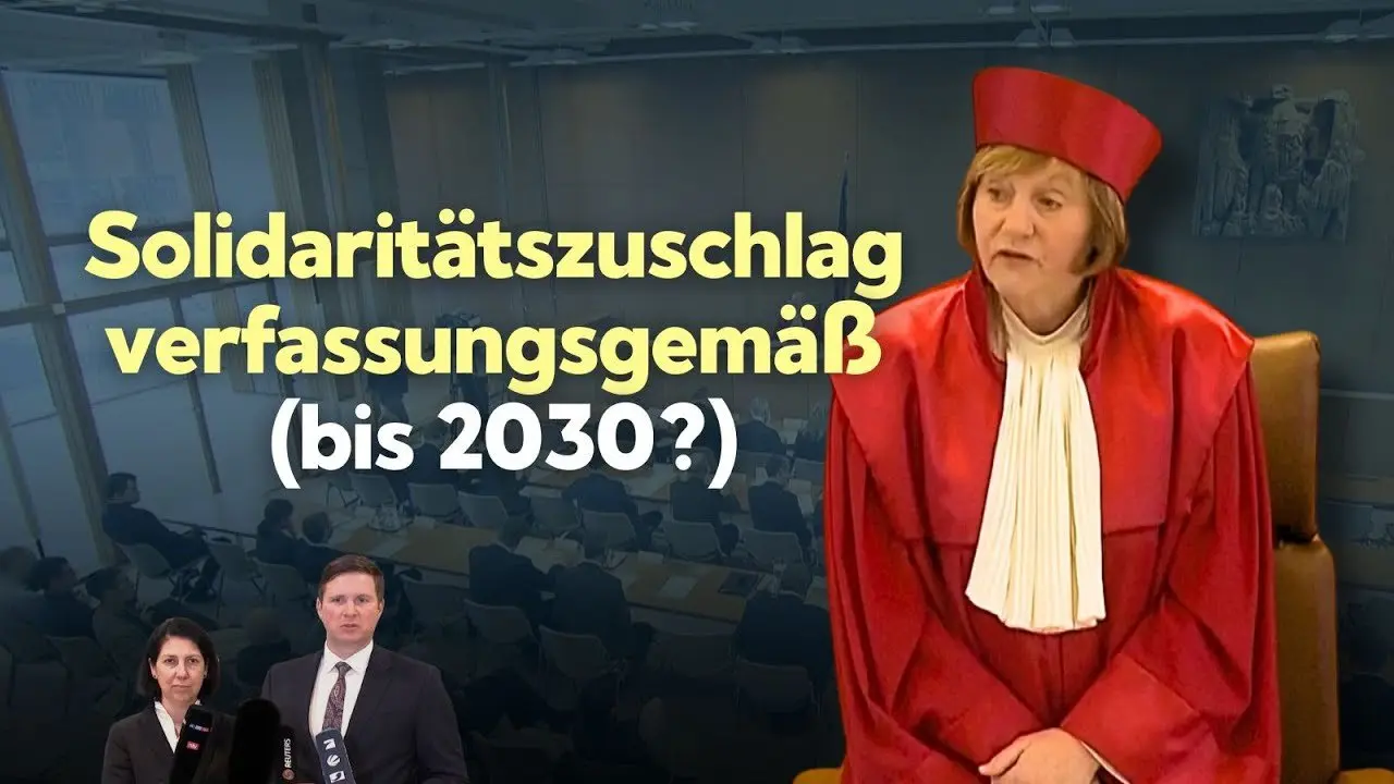 Bundesverfassungsgericht: Solidaritätszuschlag rechtens – Toncar: Bis 2030 muss was passieren