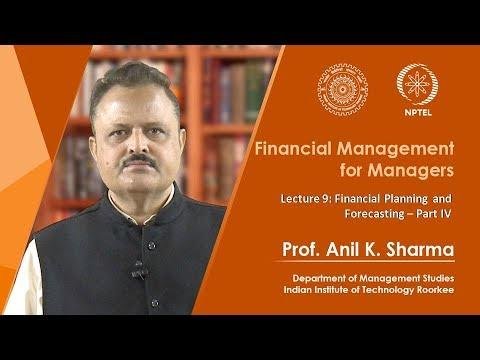 Lecture 9 – Financial Planning and Forecasting – Part 4
