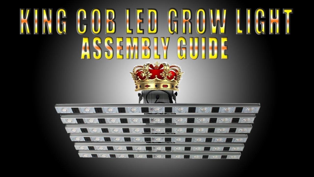 How To Assemble The King Cob LED Grow Light