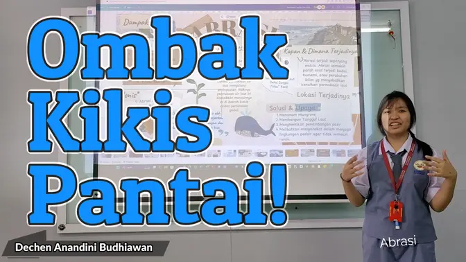 "Ombak kikis pantai!" 🌊🏝️