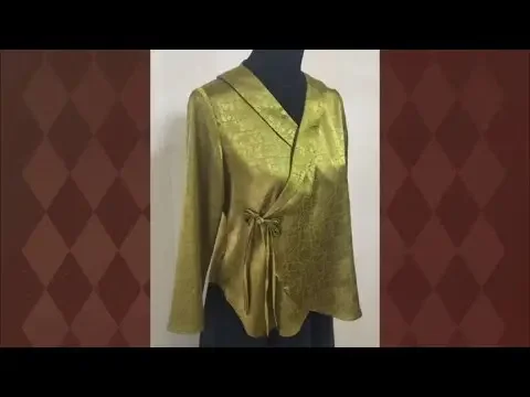 漂亮的秋季长袖上衣，裁剪过程，感兴趣的朋友一起看看吧