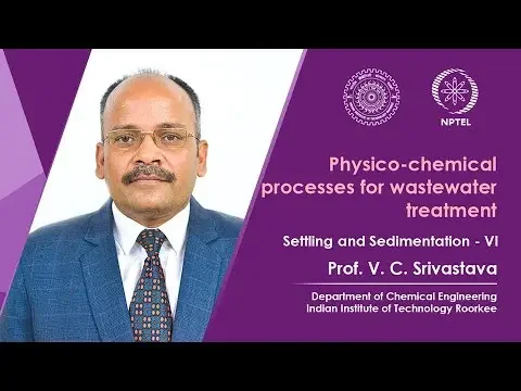 Lecture 27:  Settling and Sedimentation - VI