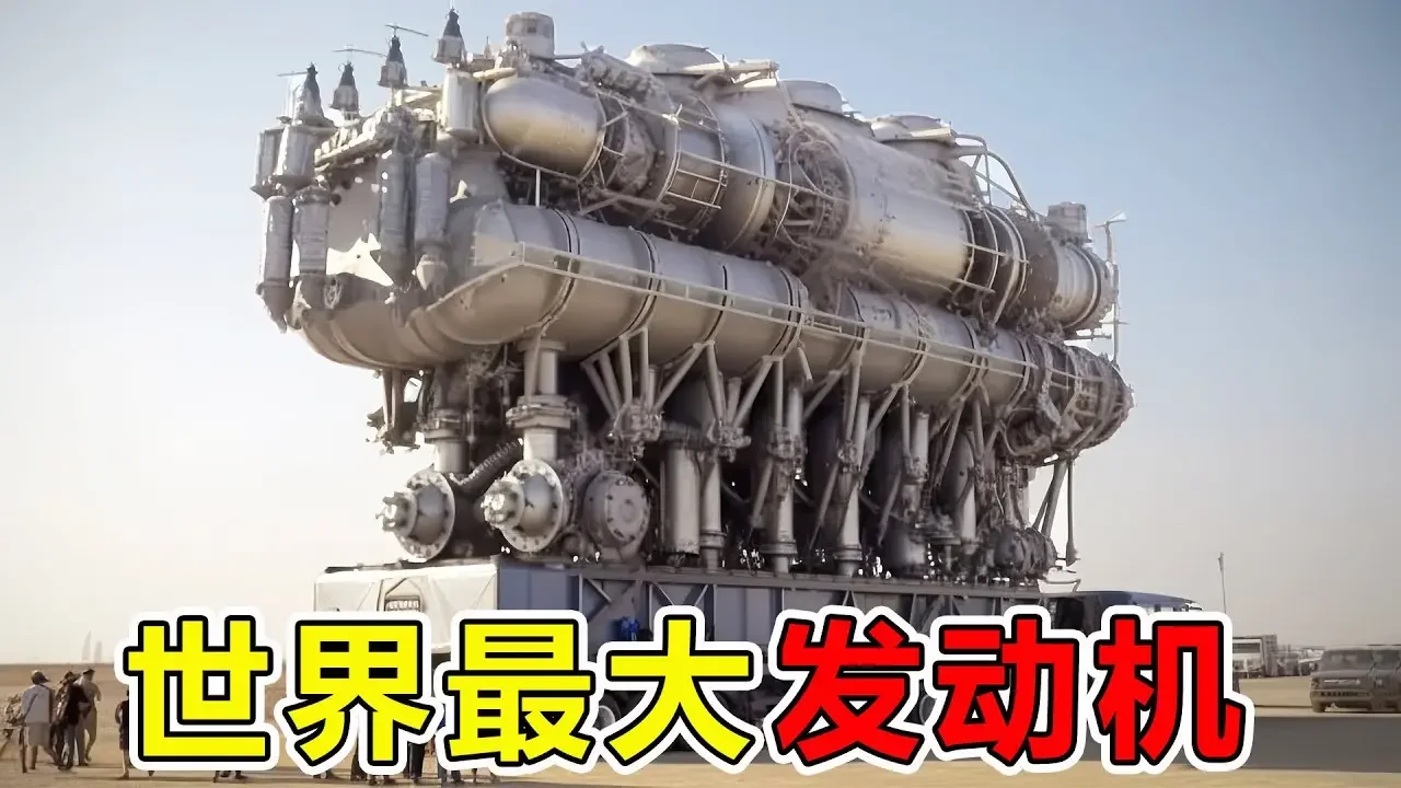 世界上“最巨大”的發動機，高13米長27米，重2300噸，總馬力相當於3000輛布加迪威龍#科技#汽車#科普#发动机#貨輪#大腦洞記事#世界之最top #世界之最#腦洞大開#top10#超级工厂