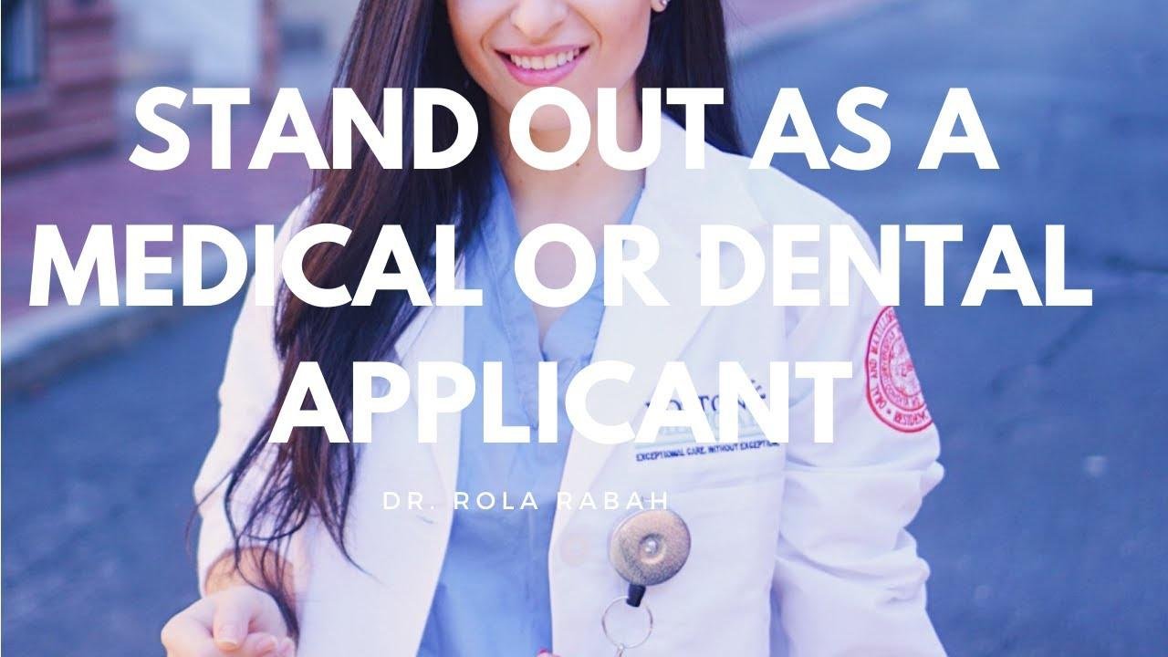 Stand out on your application for medical/dental/nursing/PA/pharmacy school
