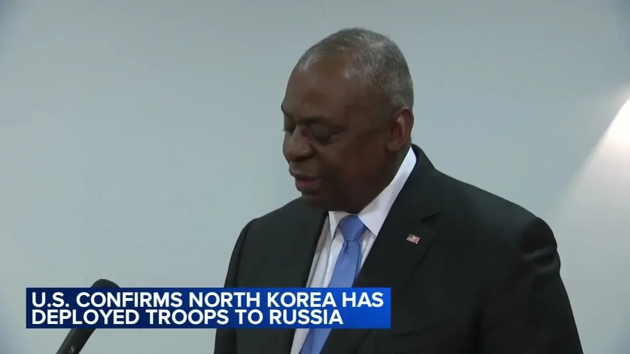 North Korean troops are already in Russia, Lloyd Austin confirms