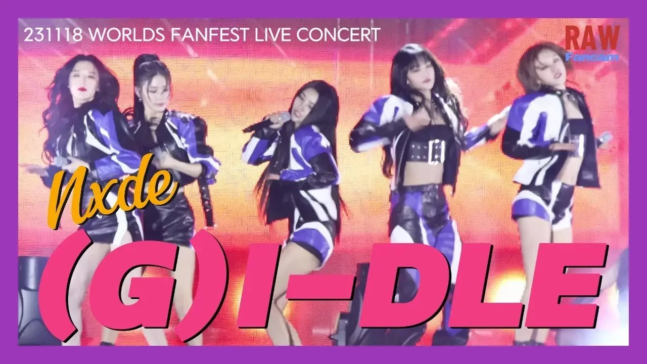 여자아이들 (G)I-DLE Nxde 풀영상(4K 60p) @231118 LOL WORLDS FANFEST