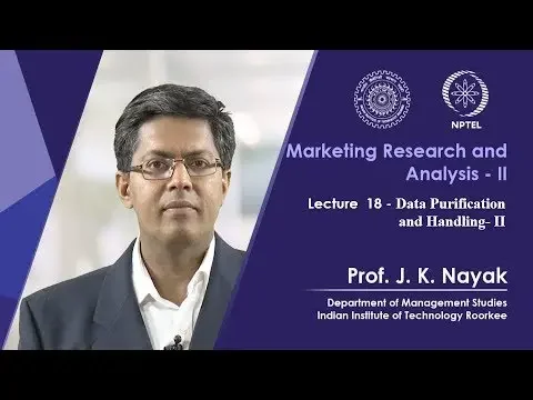 18. Data Purification and Handling- II