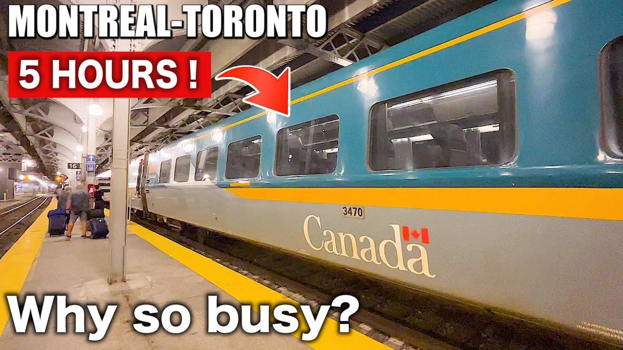 🇨🇦 Riding on Canada's MOST POPULAR Train | VIA Rail The Corridor ...