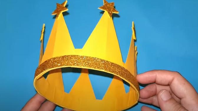 DIY- How to Make Paper Crown 👑|Easy Paper Crafts