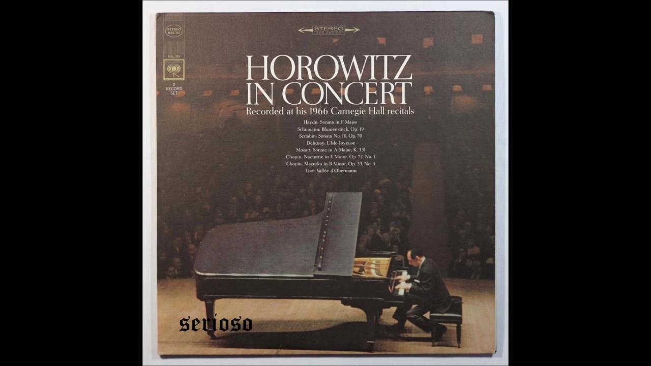 Mozart, Sonata No 11 In A Major, K 331, Horowitz