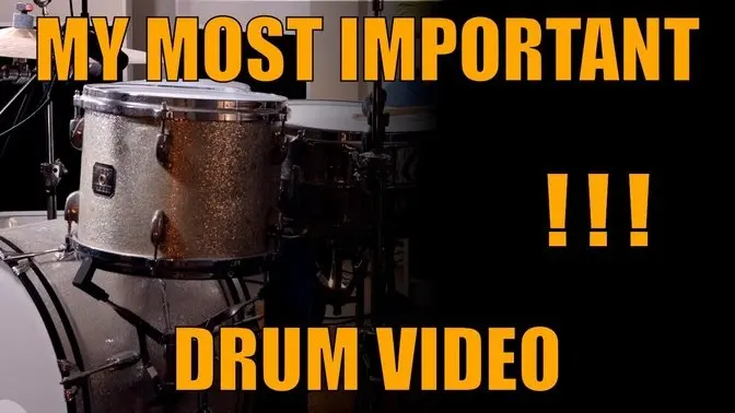 My most important Video - Daily Drum Lesson