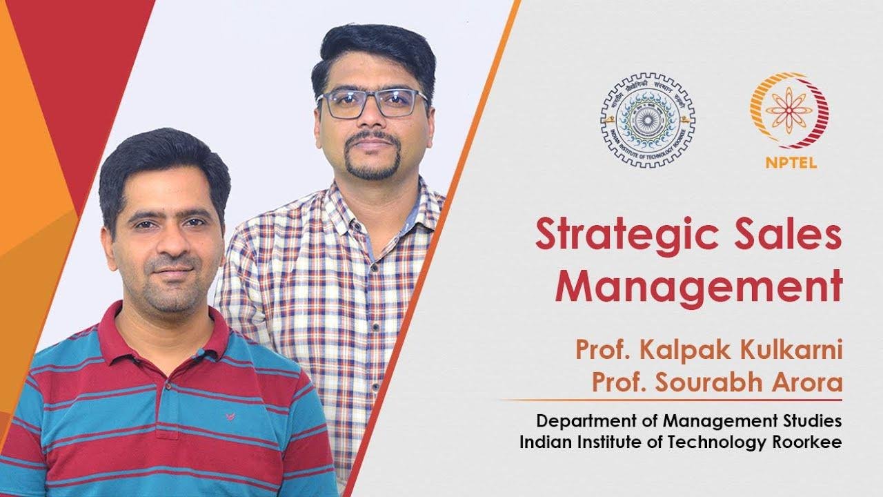 Strategic Sales Management #Prof_sourabh_arora #Prof_kalpak_kulkarni