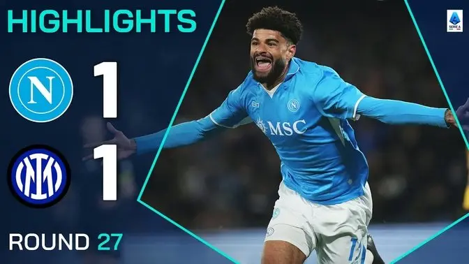 NAPOLI-INTER 1-1 ｜ HIGHLIGHTS ｜ Late Billing Equaliser Earns Point For Napoli ｜ Serie A 2024⧸25