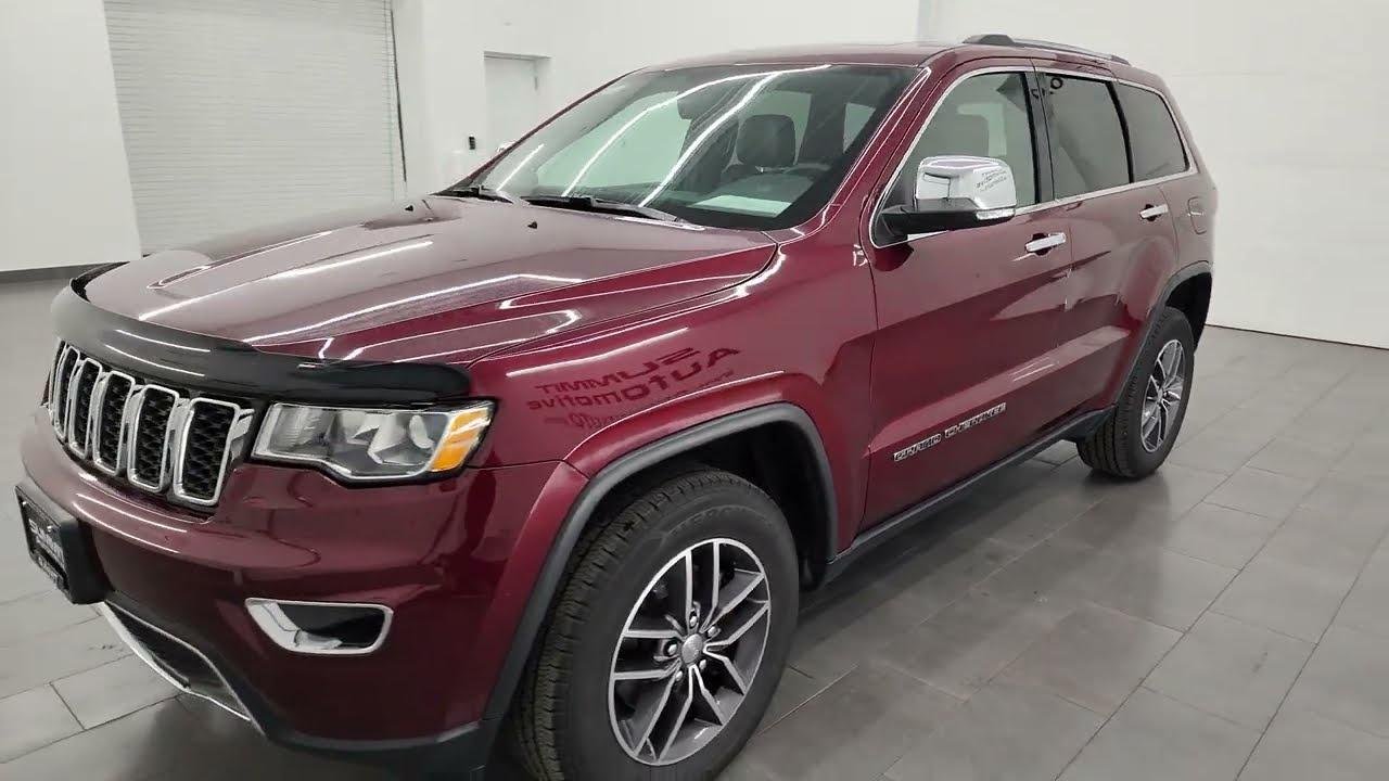 2018 JEEP GRAND CHEROKEE LIMITED RED VELVET PEARL WISCONSIN SUV 4K WALKAROUND 23J536A