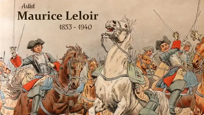 Artist Maurice Leloir (1853 - 1940) French Illustrator, Watercolourist, Draftsman, Printmaker