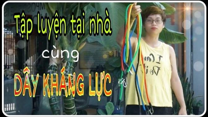 #StayHome #WithMe | Tập luyện tại nhà cùng dây kháng lực ngũ sắc (Resistance band) | Vin Yoga