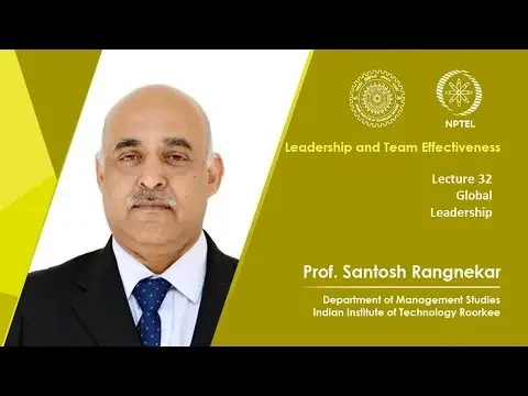 Lecture 32: Global Leadership