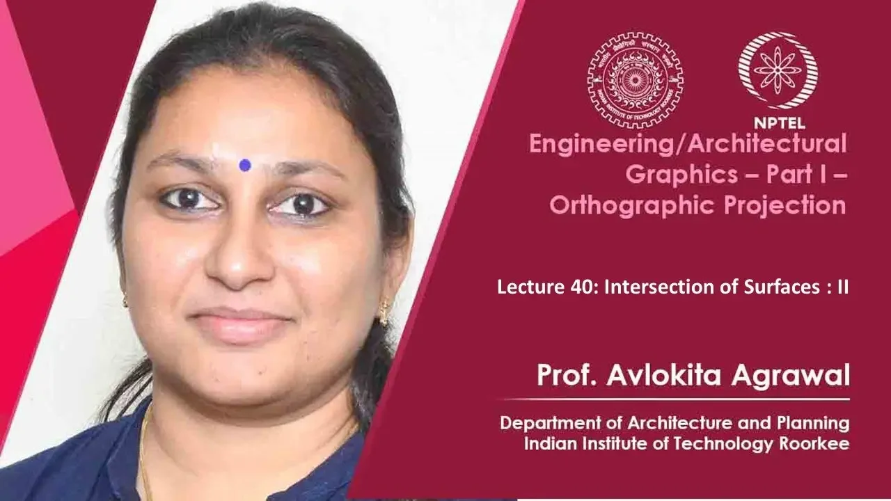 Lecture 40: Intersection of Surfaces - II
