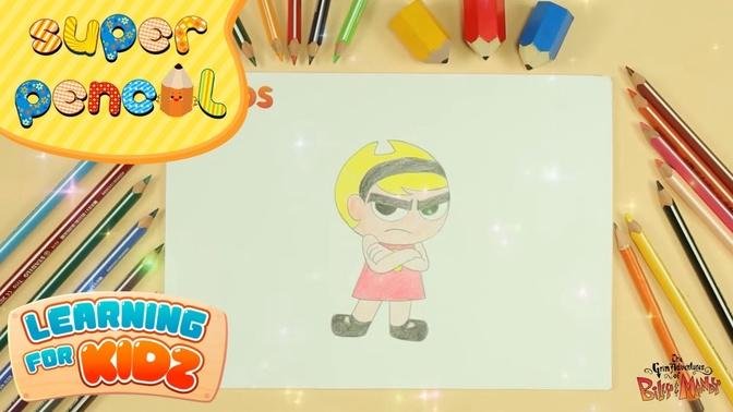 Siêu Nhân Bút Chì Tập 157 - Super Pencil Ep 157 - Mandy - Easy Drawing For Kids - Learning For Kidz