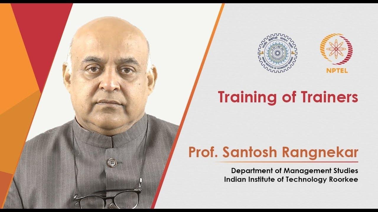 Training of Trainers by Prof. Santosh Rangnekar Promo Video