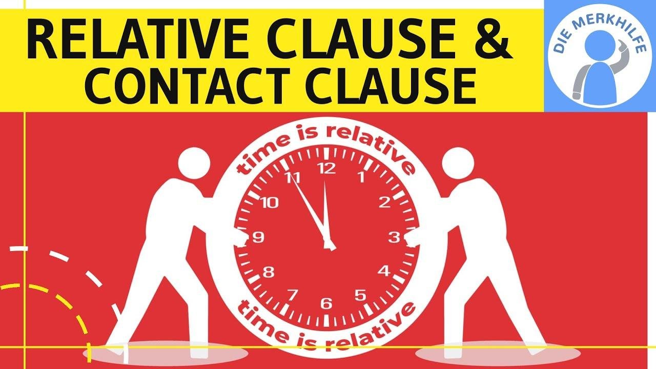 Relative clauses & contact clauses - Relativsätze in Englisch - defining, non-defining, Bestimmung