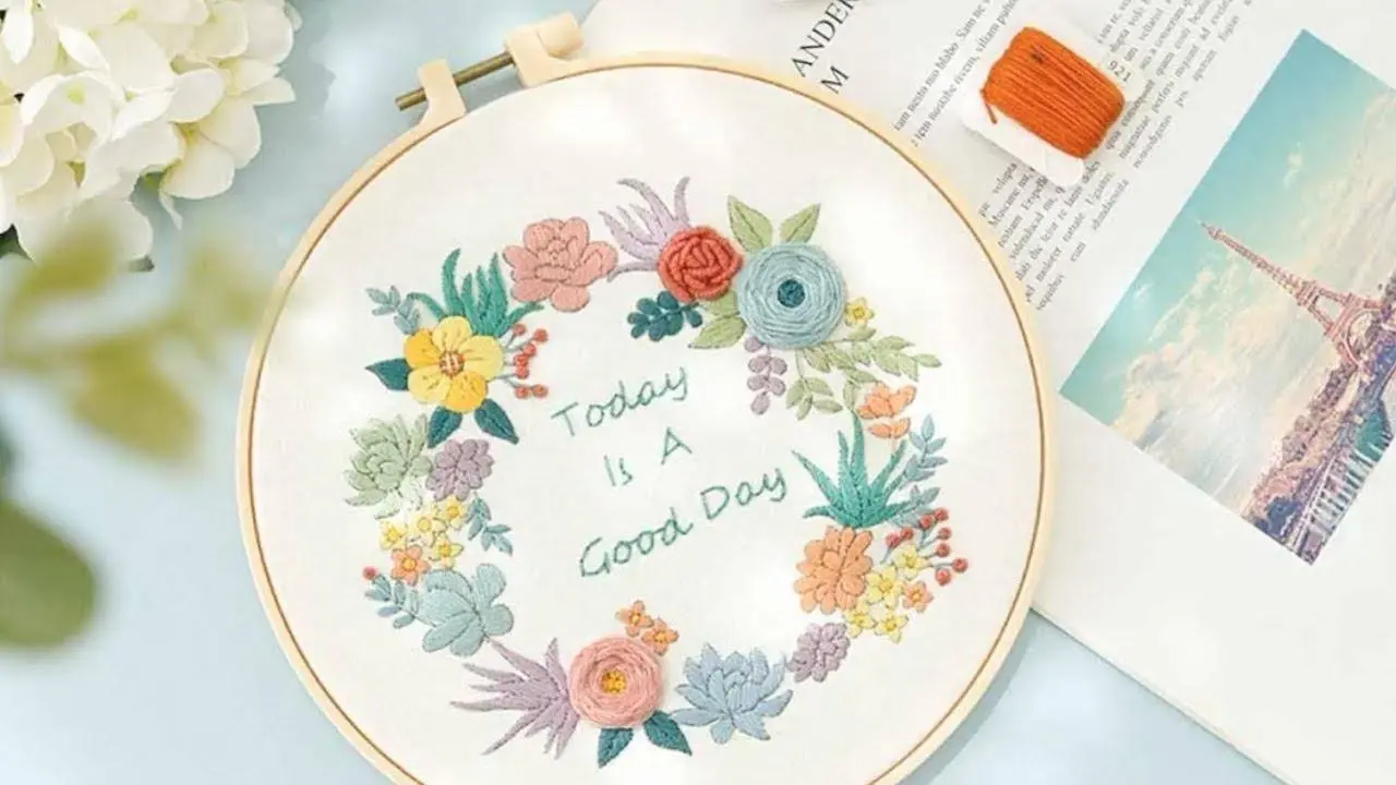 Hướng dẫn thêu hoa lá - LenMade