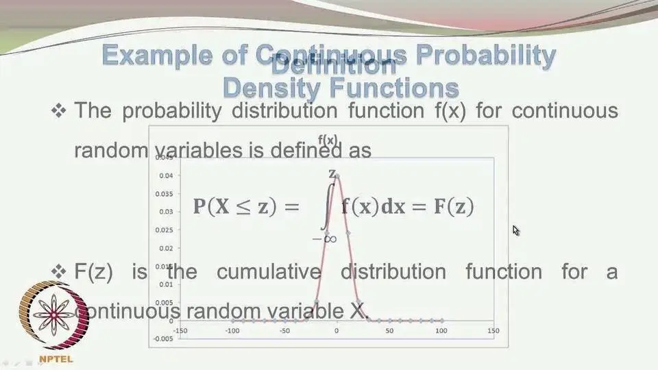 Mod-01 Lec-05 Continuous probability distributions