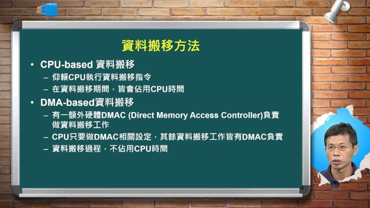嵌入式系統(II)_張慶龍_單元一 I/O與中斷_Part 2 I/O資料搬移