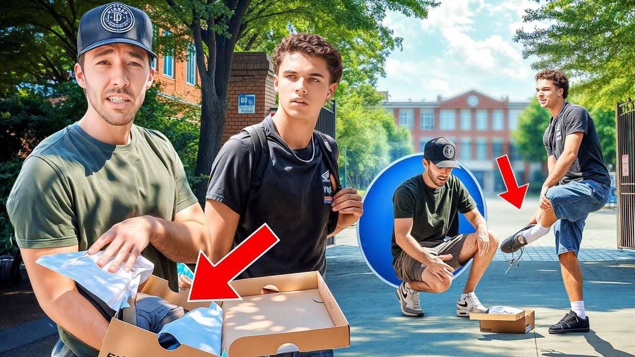 Asking Strangers their Shoe Size, Then Giving Them FREE SHOES!