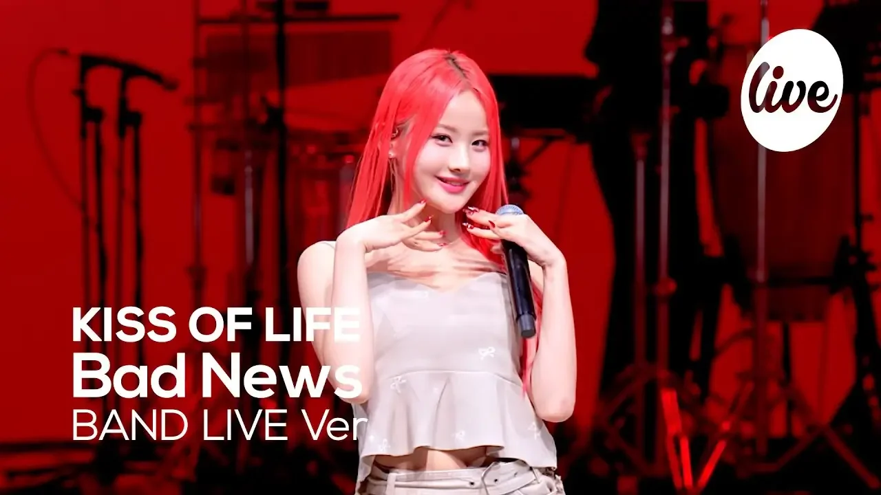 [4K] KISS OF LIFE(키스오브라이프) “Bad News” Band LIVE Concert 폭룡적 밴드라이브 듣고 입 못 다물걸💋 [it’s KPOP LIVE 잇츠라이브]