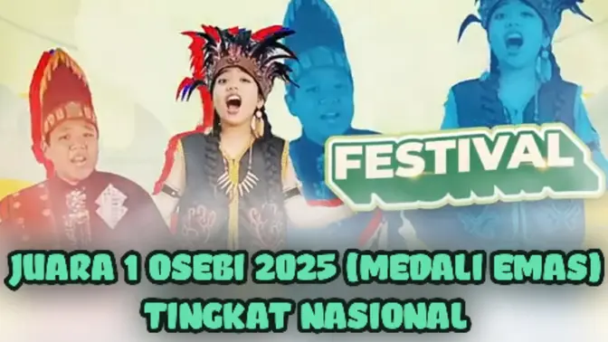 JUARA 1 OSEBI 2025 (MEDALI EMAS) TINGKAT NASIONAL || #kebaikanitukeren #gjwmusic #kindnessiscool #duniabersih #indonesiaku