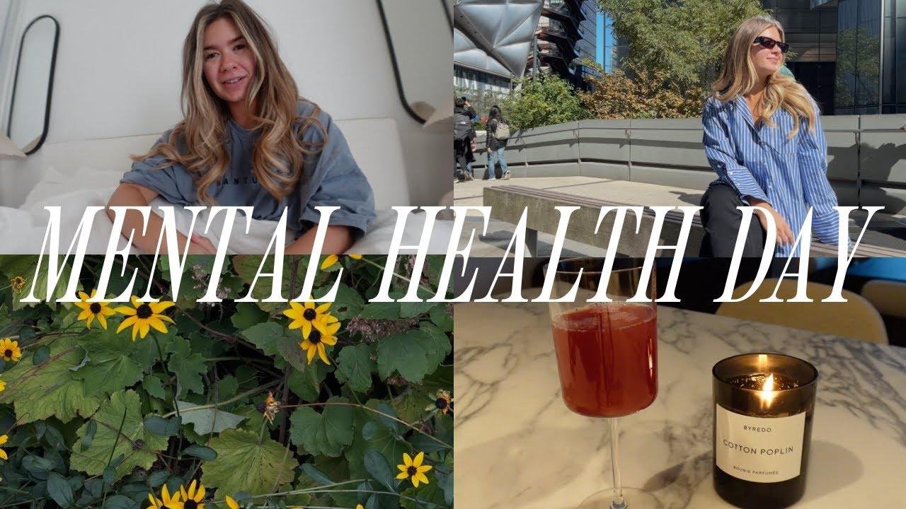 mental health day vlog ☁️🌻🧸 relax, recharge, & reset with me