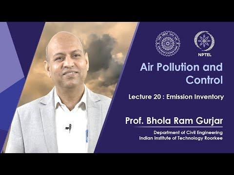 Lecture 20: Emission Inventory