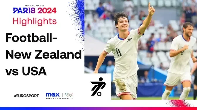 USA 4-1 New Zealand - Men's Group A Football Highlights _ Paris Olympics 2024