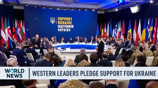 Western Leaders Pledge Military Support Against Russia During Visit to Kyiv on the War’s 3rd Anniversary