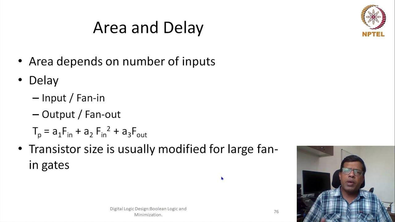 Area delay model