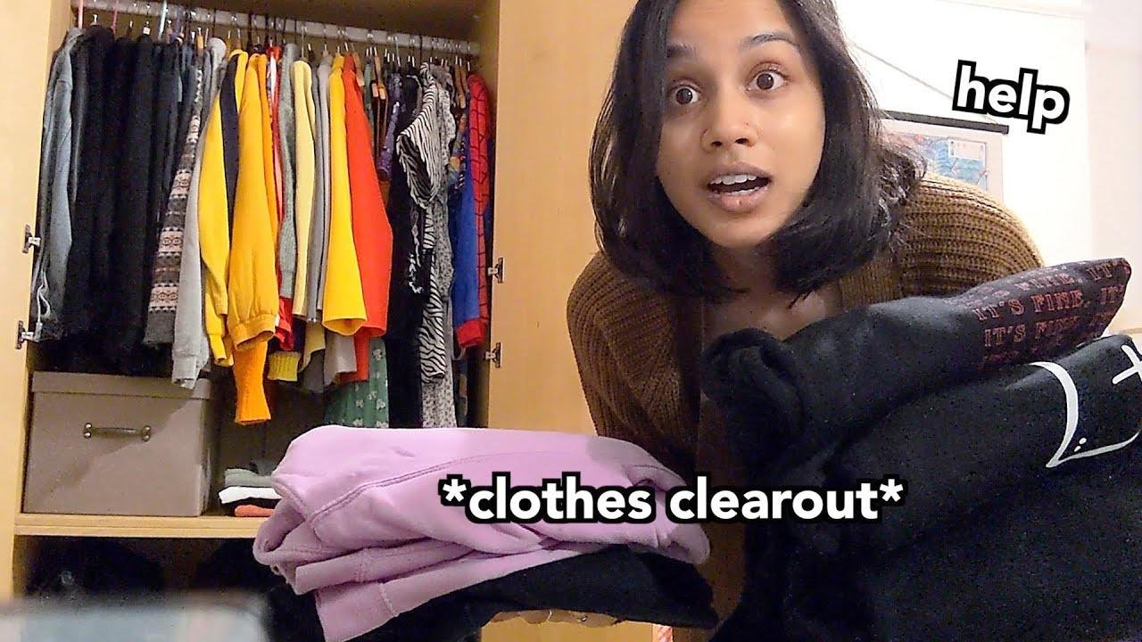 home vlog - cooking and decluttering my wardrobe | clickformoretaz