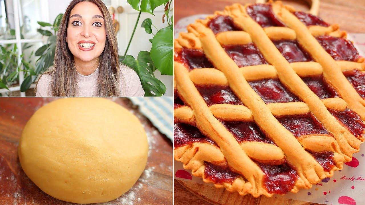 PASTA FROLLA SENZA LIEVITO e SENZA BURRO | Per crostate, torte ripiene, biscotti