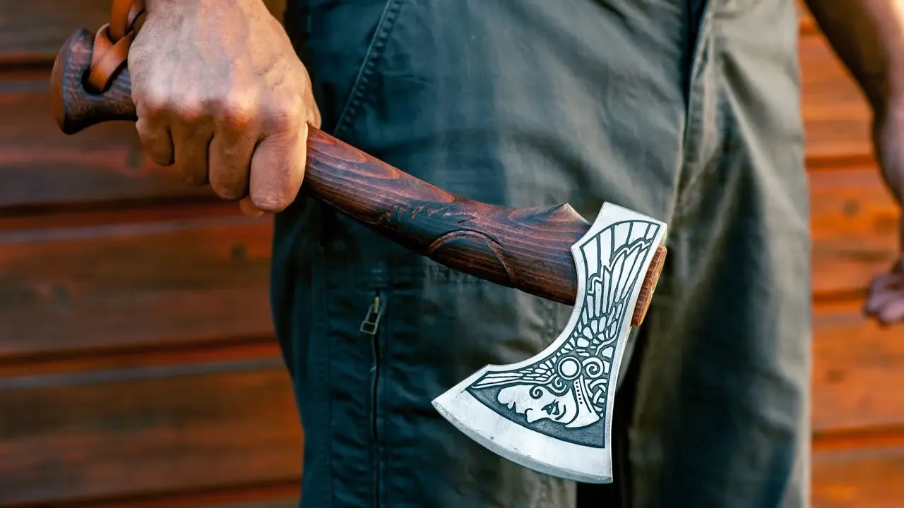 NOT exactly aquascaping but you must see this - Making Viking Axe