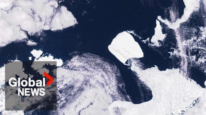 World's largest iceberg on the move from Antarctica