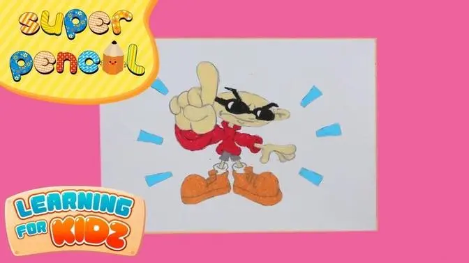 Siêu Nhân Bút Chì Tập 154 - Super Pencil Ep 154 - Hướng Dẫn Vẽ Nigel Uno - Learning For Kidz