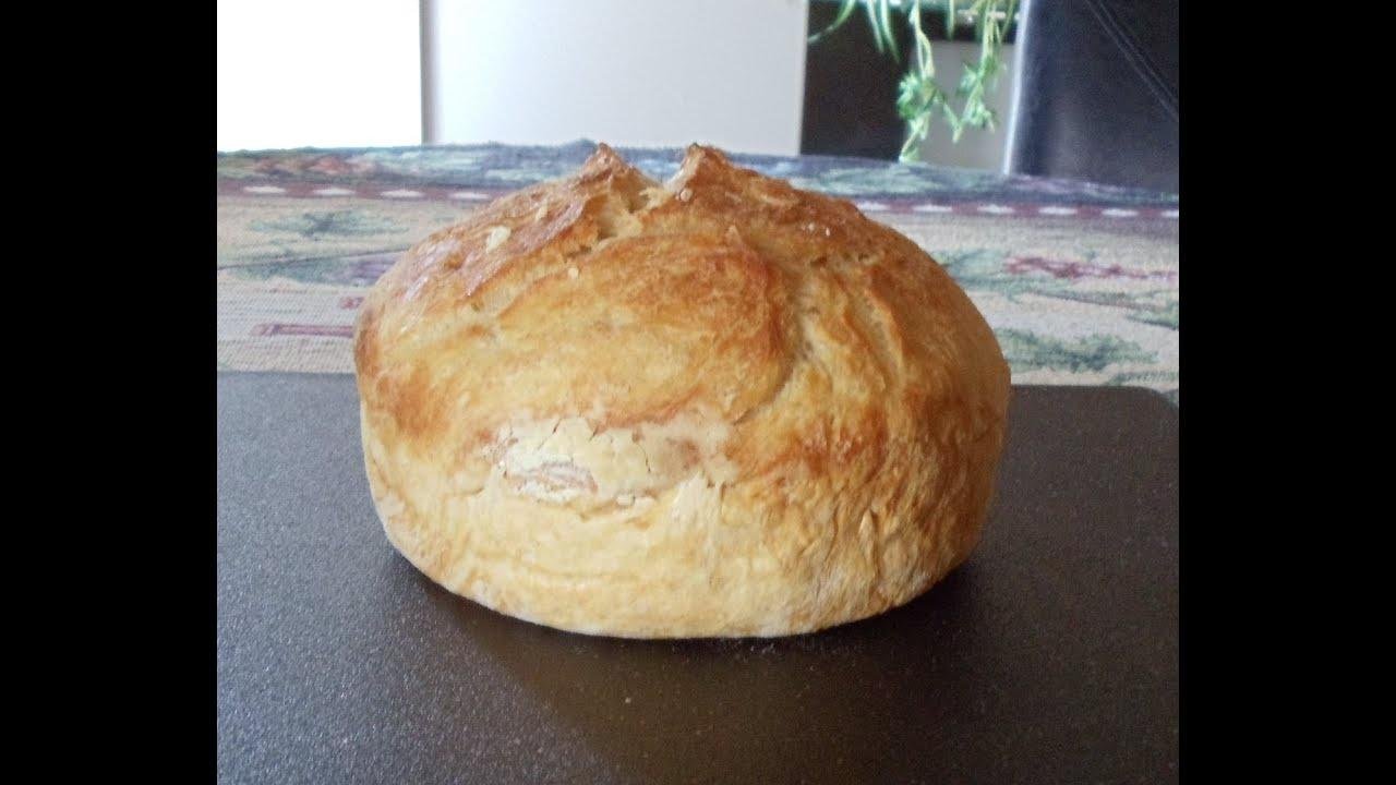 Ultimate Introduction to No-Knead Bread (4 Ingredients... No Yeast Proofing... No Mixer)