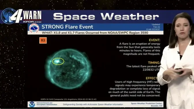 Solar Flare Event Coincides with Nationwide Cellular Outages, Expert Skeptical of Link