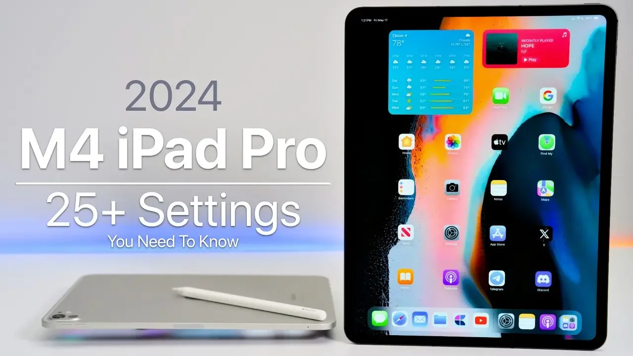 2024 iPad Pro M4 - 25+ Settings You Need To Know