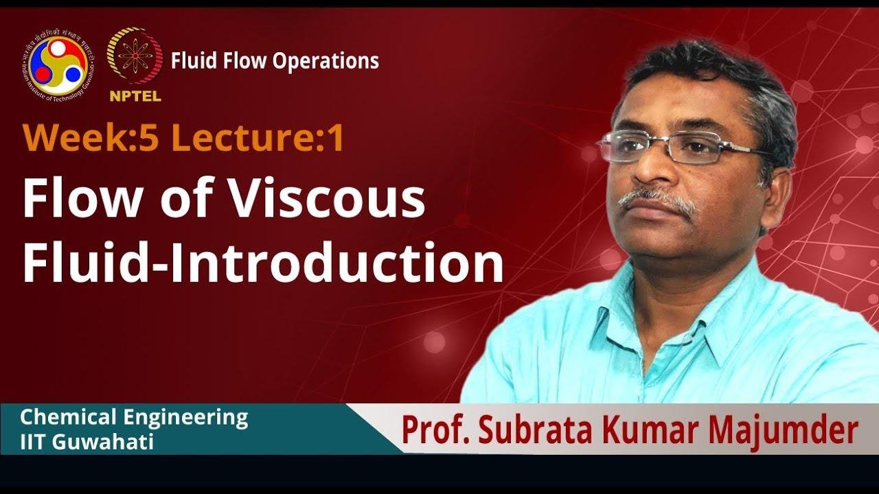 Lec 10: Flow of Viscous fluid-Introduction