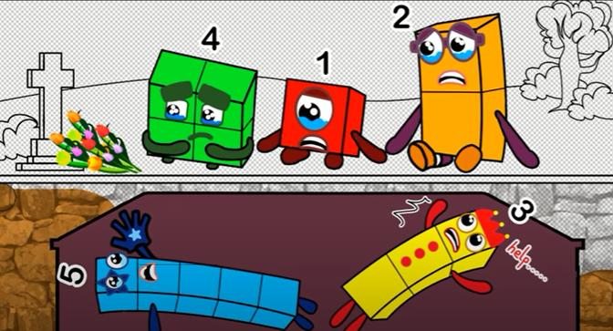 Please! Get Us Out Of Here | Numberblocks Fanmade Coloring Story