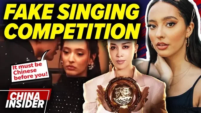 China fakes singing competition